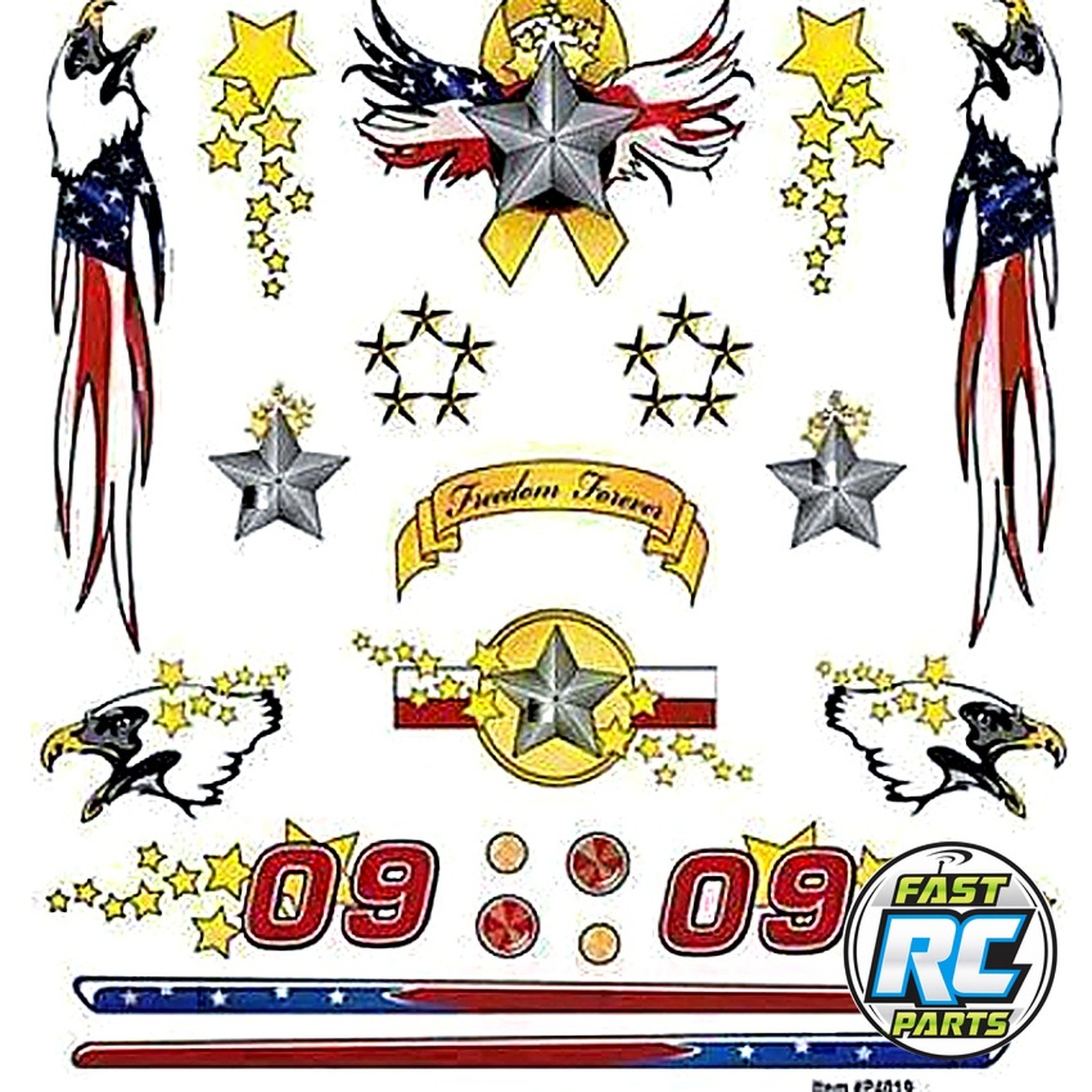 Dry Transfer Decals Freedom Forever