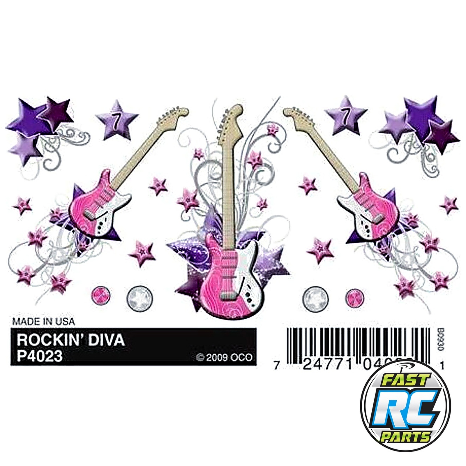 Dry Transfer Decals Rockin' Diva