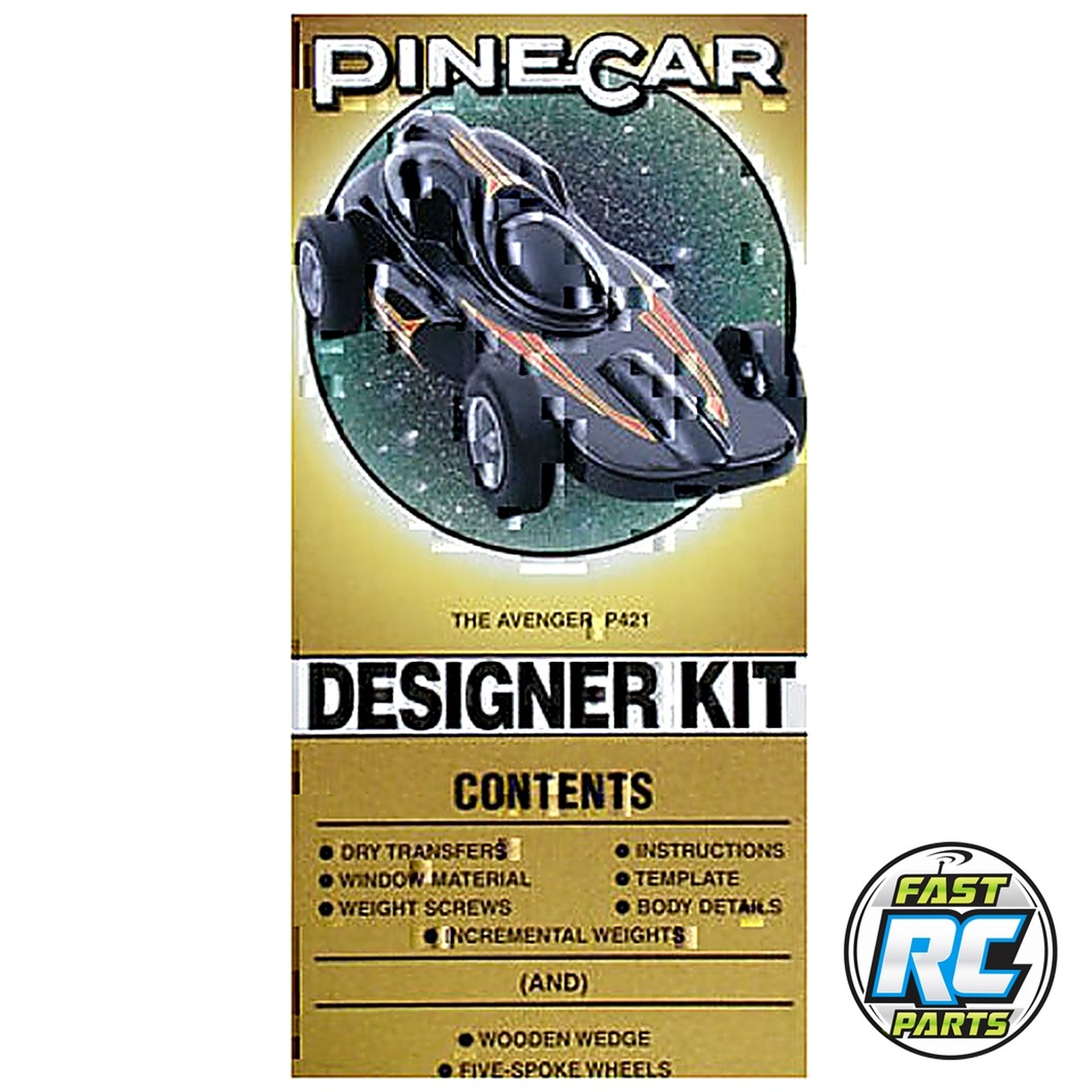 Designer Car Kit W/Wedge Avenger
