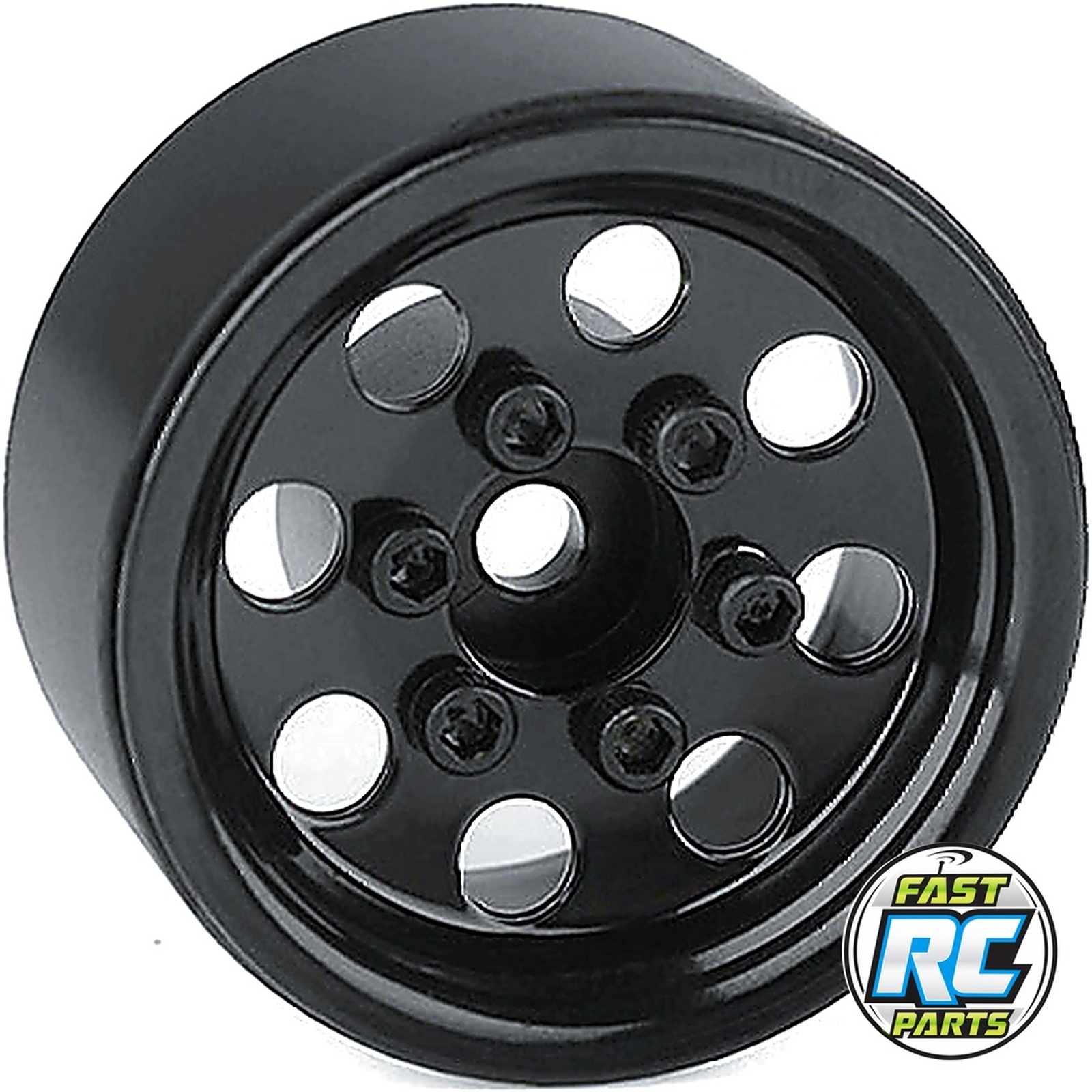Stamped Steel 1.0 Pro8 Beadlock Wheels Black