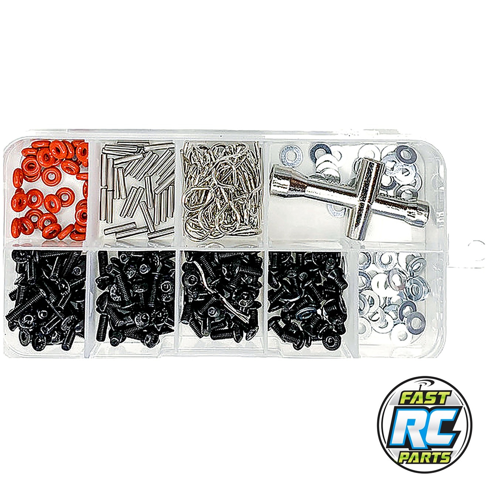 Screw and Parts Box Set W/Cross Wrench 161 pieces
