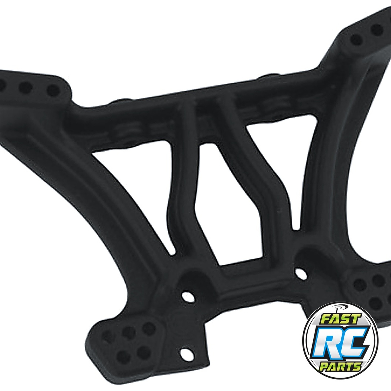 Rear Shock Tower Black: Slash 4x4 ST 4x4 Rally