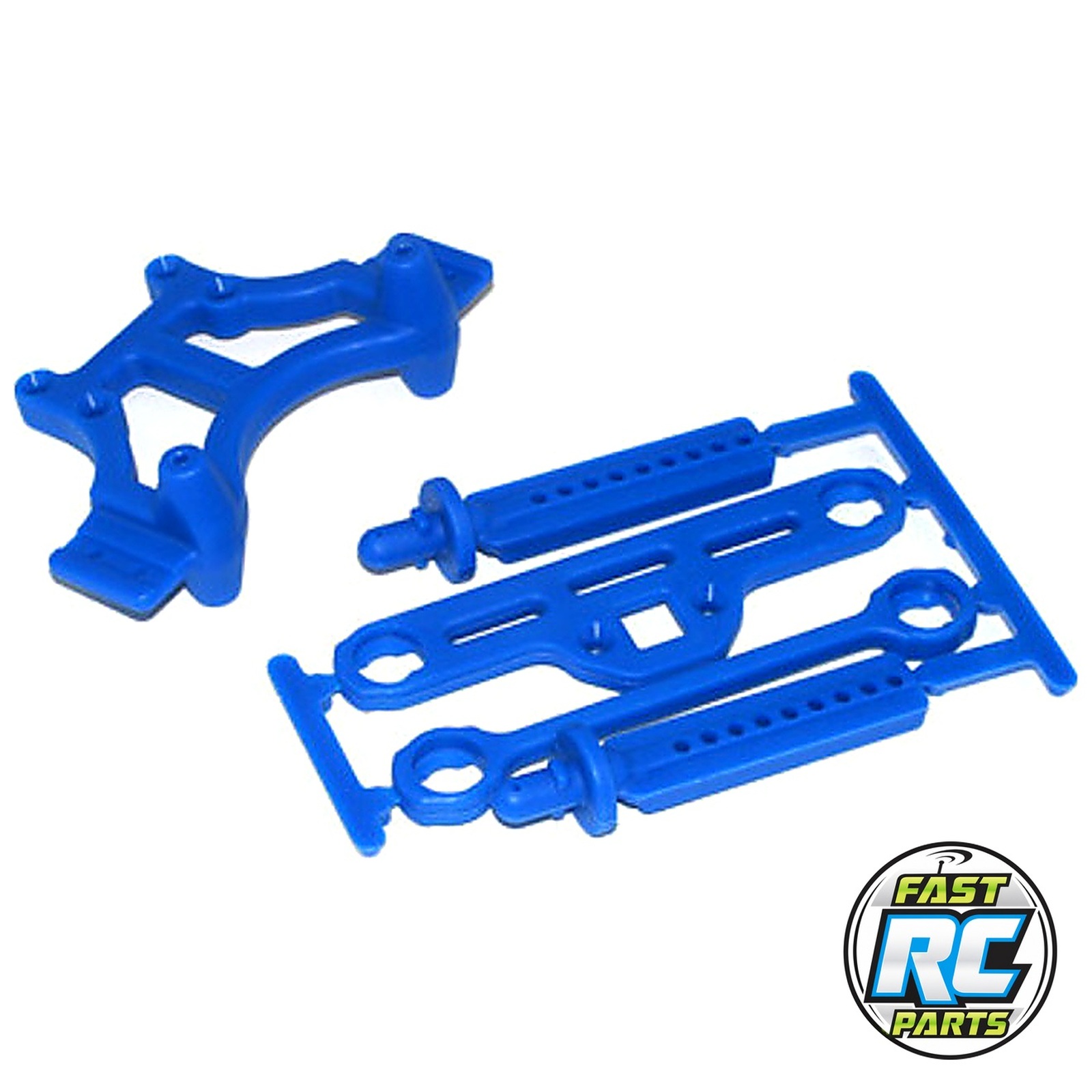 Shock Tower & Body Mount Blue: TMX 3.3 EMX