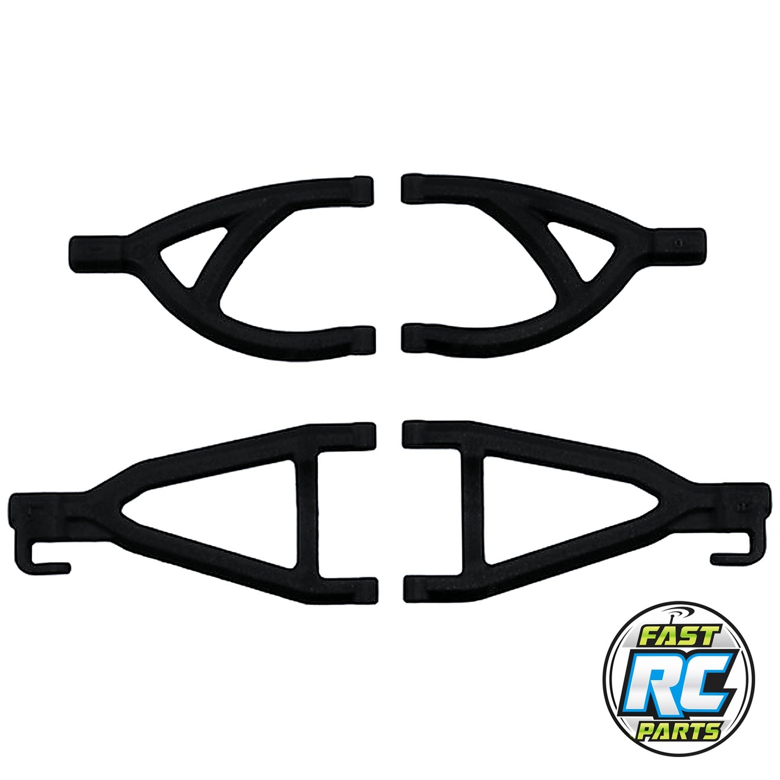 Rear Upper/Lower A-Arms Black E-Revo