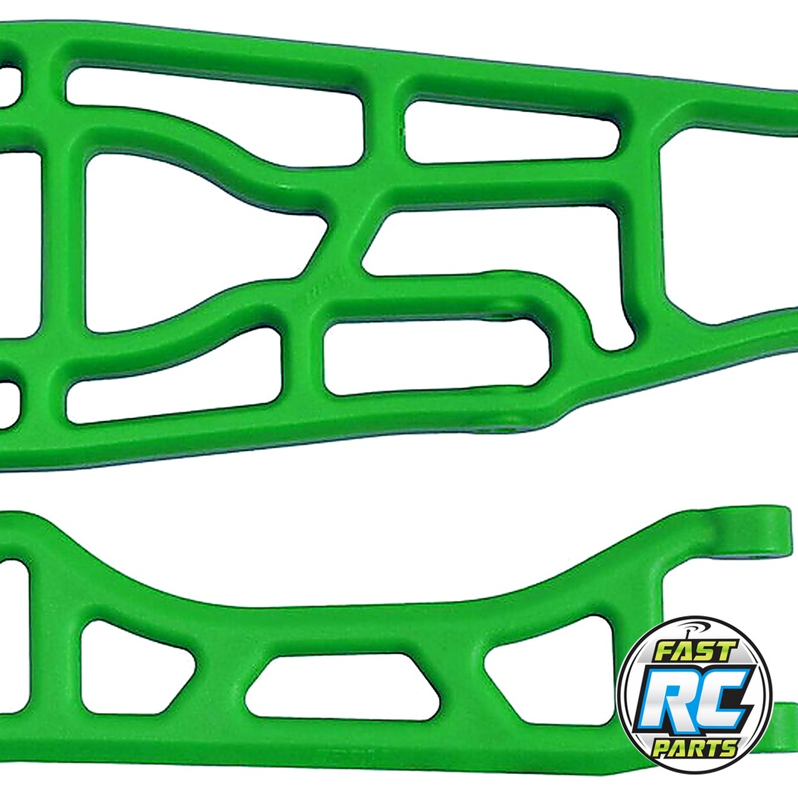 Upper & Lower A-Arm Pair Green: Traxxas X-Maxx