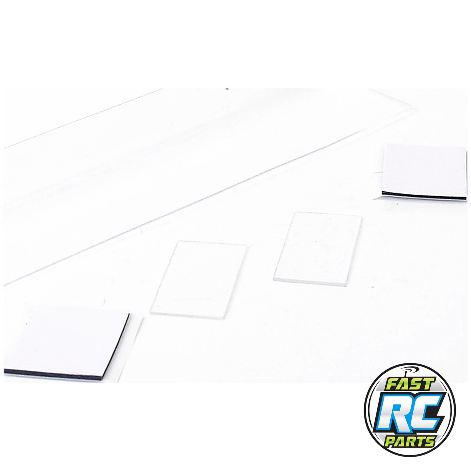 Touring Car Wing + 2 End Plates - Clear