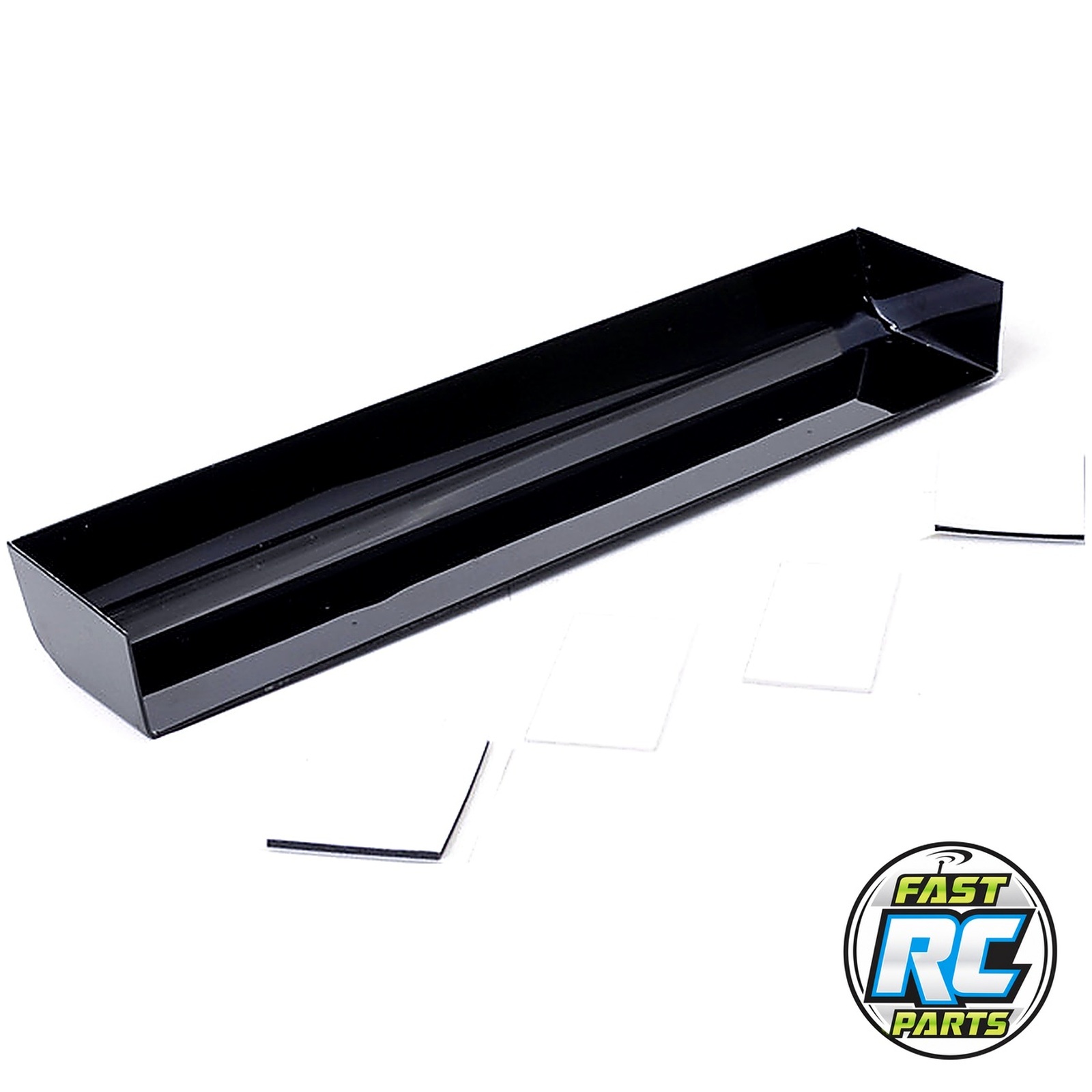 Touring Car Wing + 2 End Plates - Black