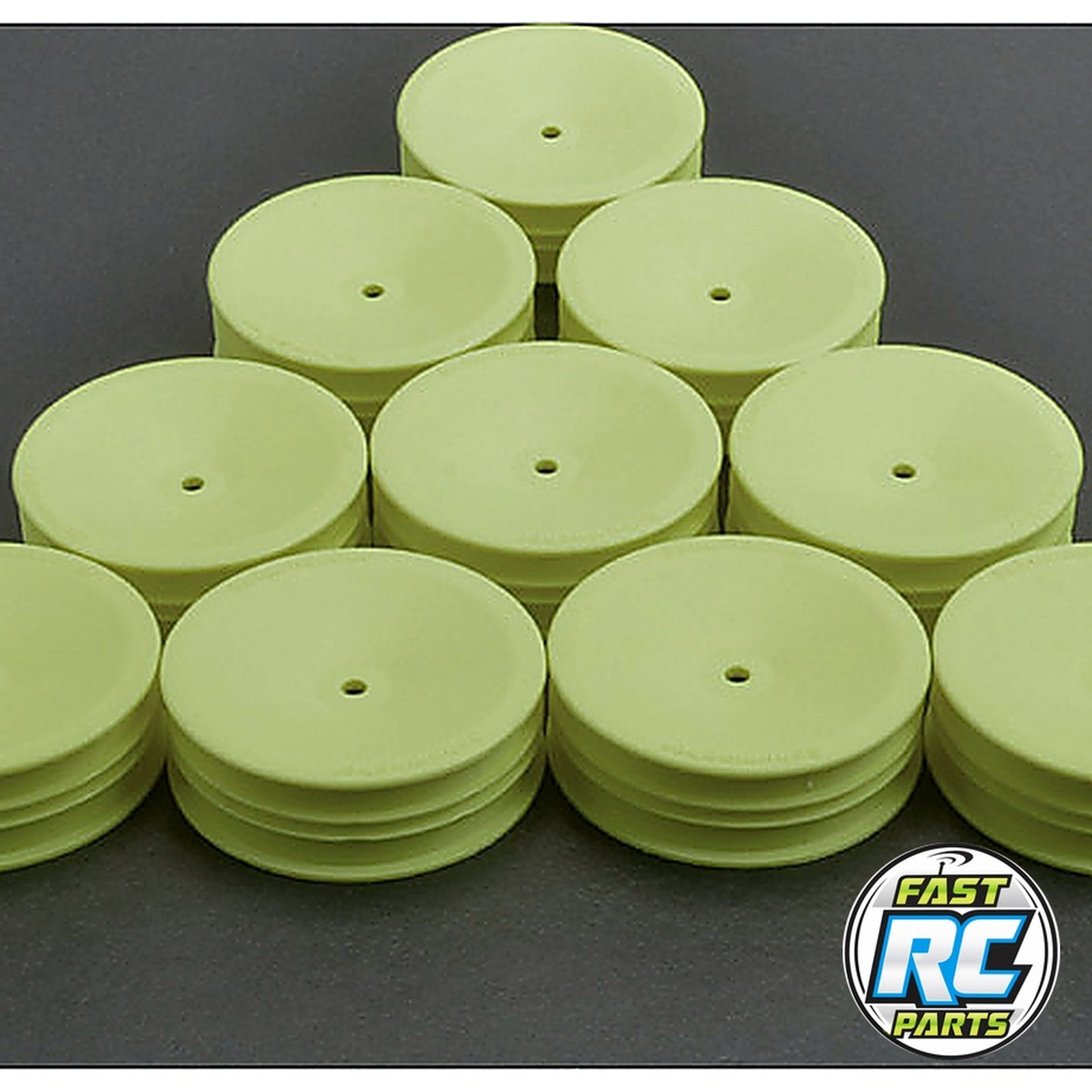 Wheel Front Slim 2WD - Neon Yellow v2 - 5 pair