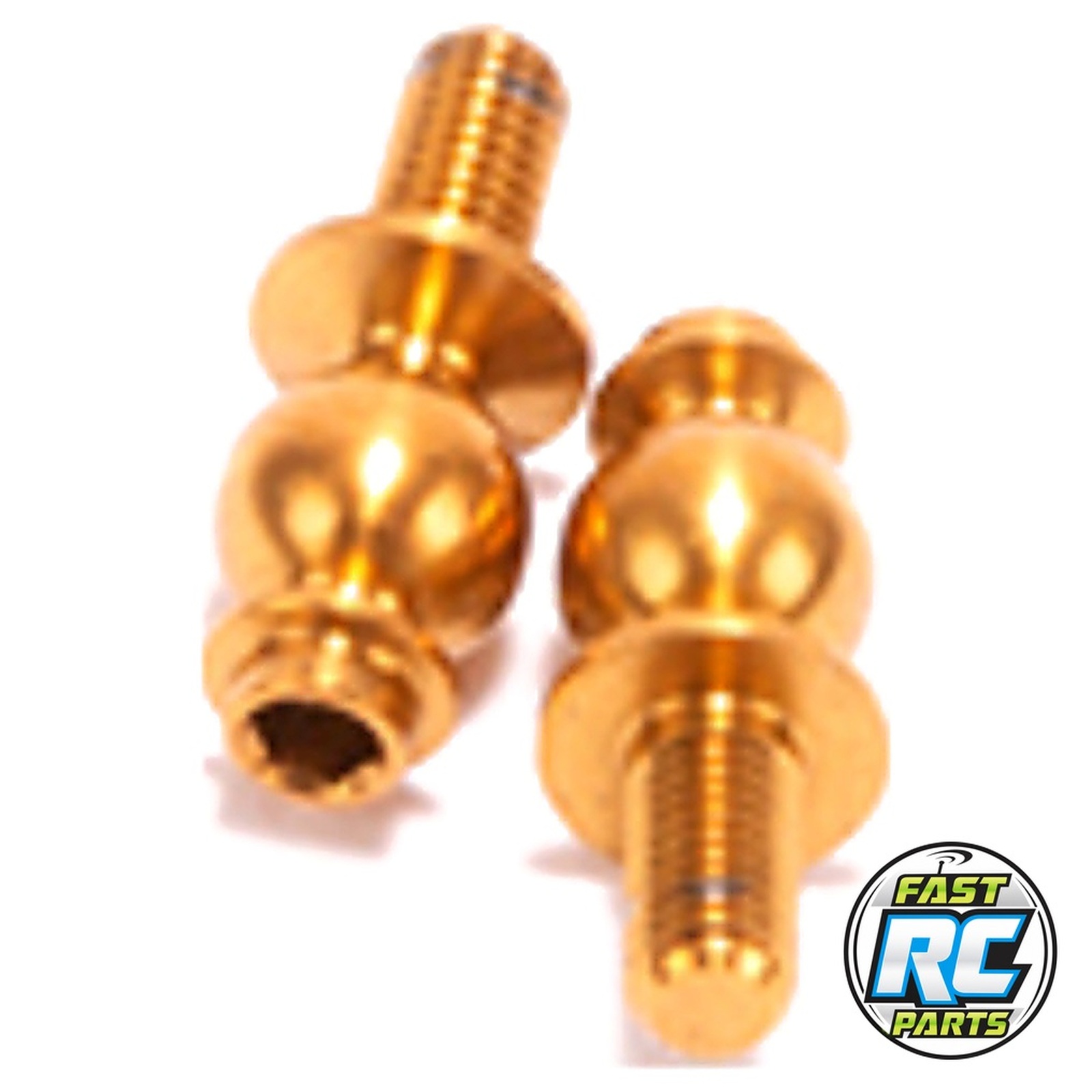 Titanium 5.5mm Ball Stud Short (pr) - CAT PB
