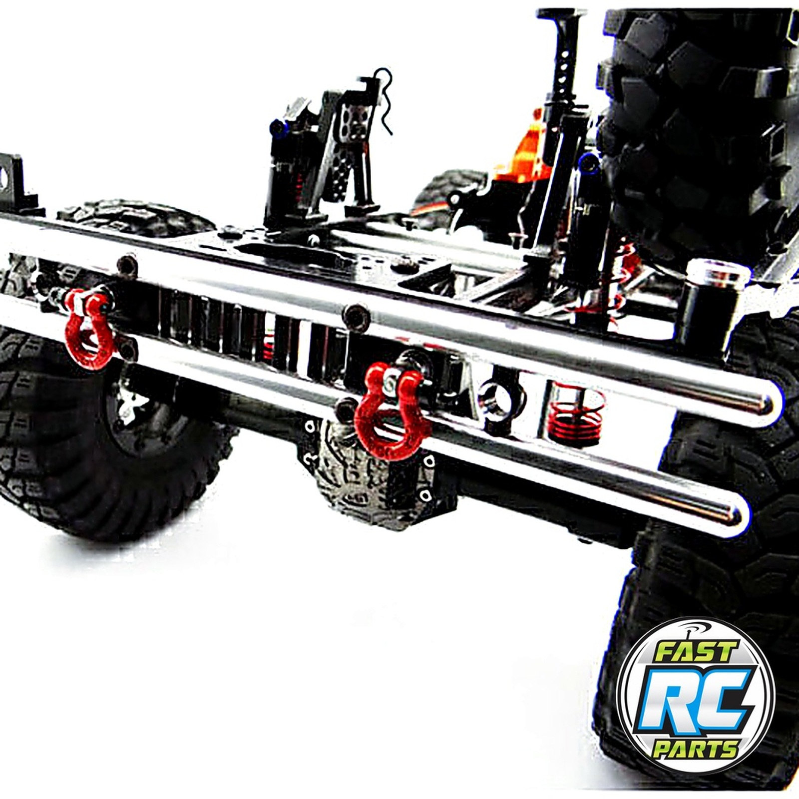 Tubular Rear Bumper with Winch & Light Mount