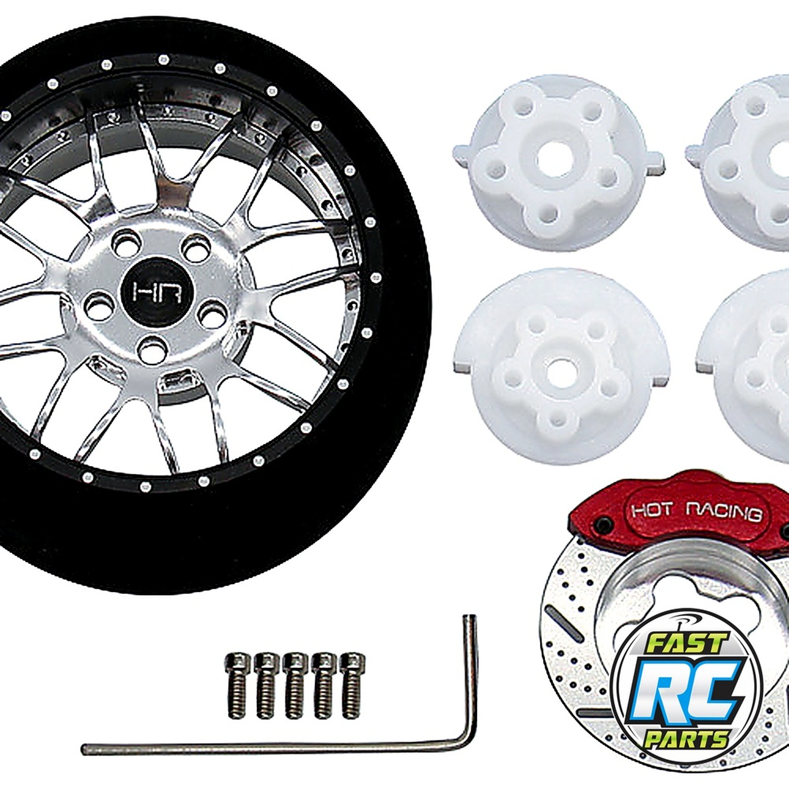 Silver 8 Double Spoke Aluminum Tx Steering Wheels