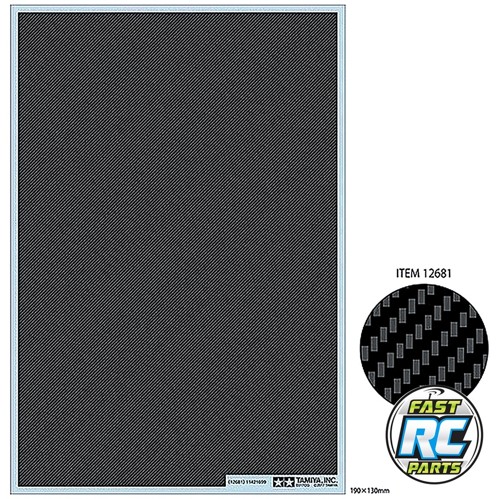 Carbon Pattern Decal Set Twill Weave / Fine