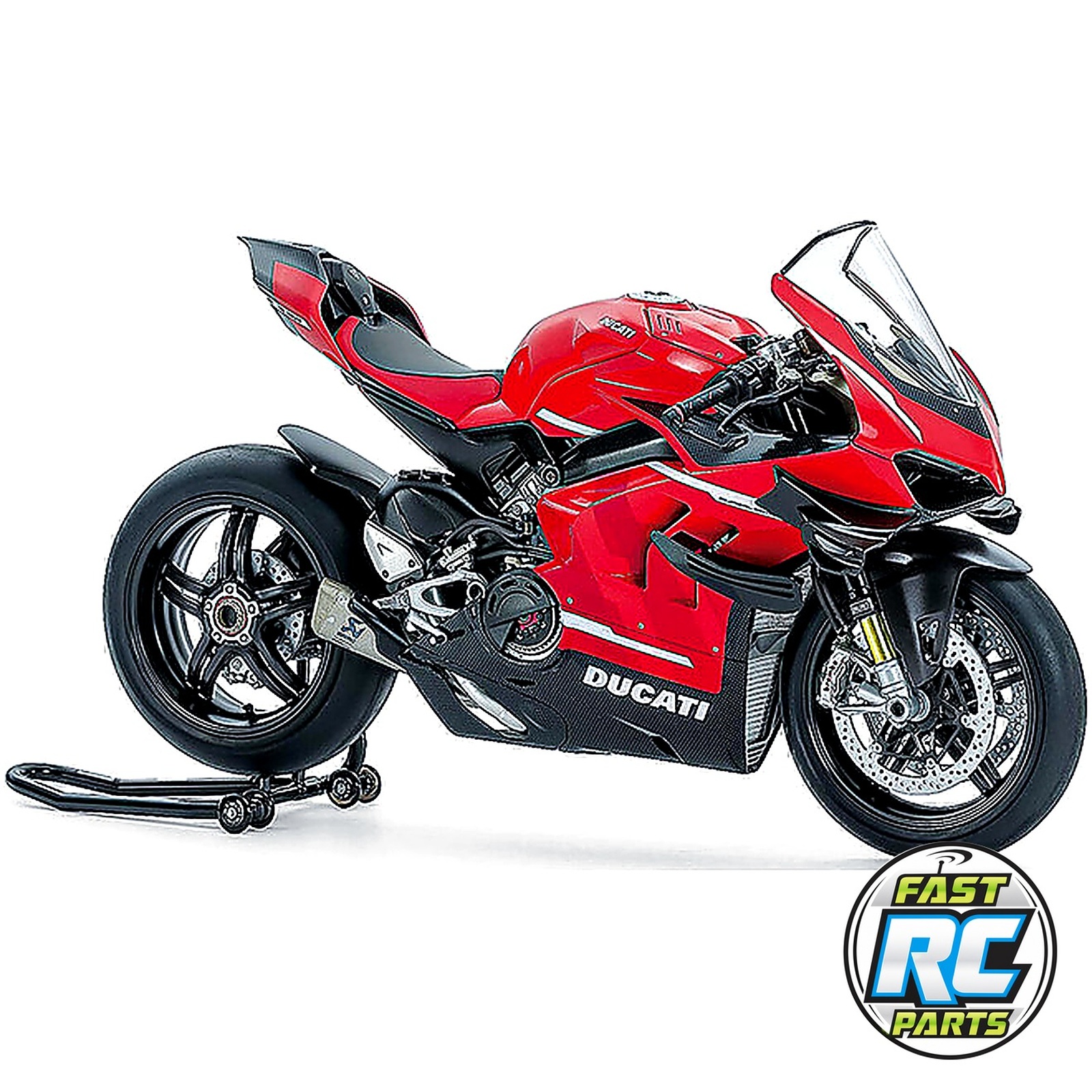 1/12 Ducati Superleggera V4 Motorcycle Model W/Racing Kit
