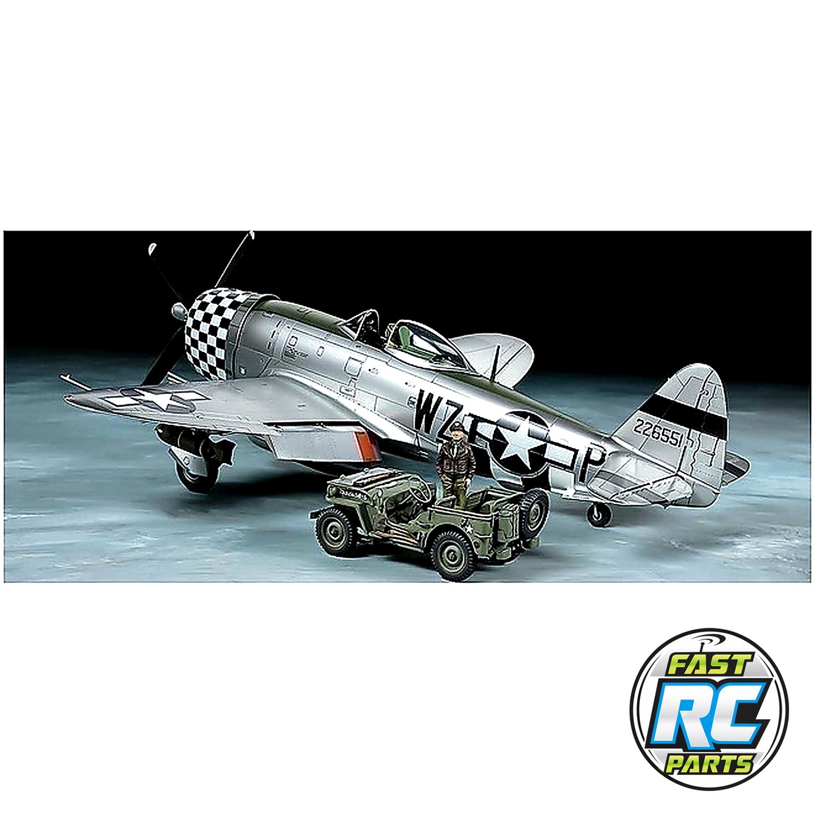 1/48 P-47D Thunderbolt Bubbletop Plastic Model Kit