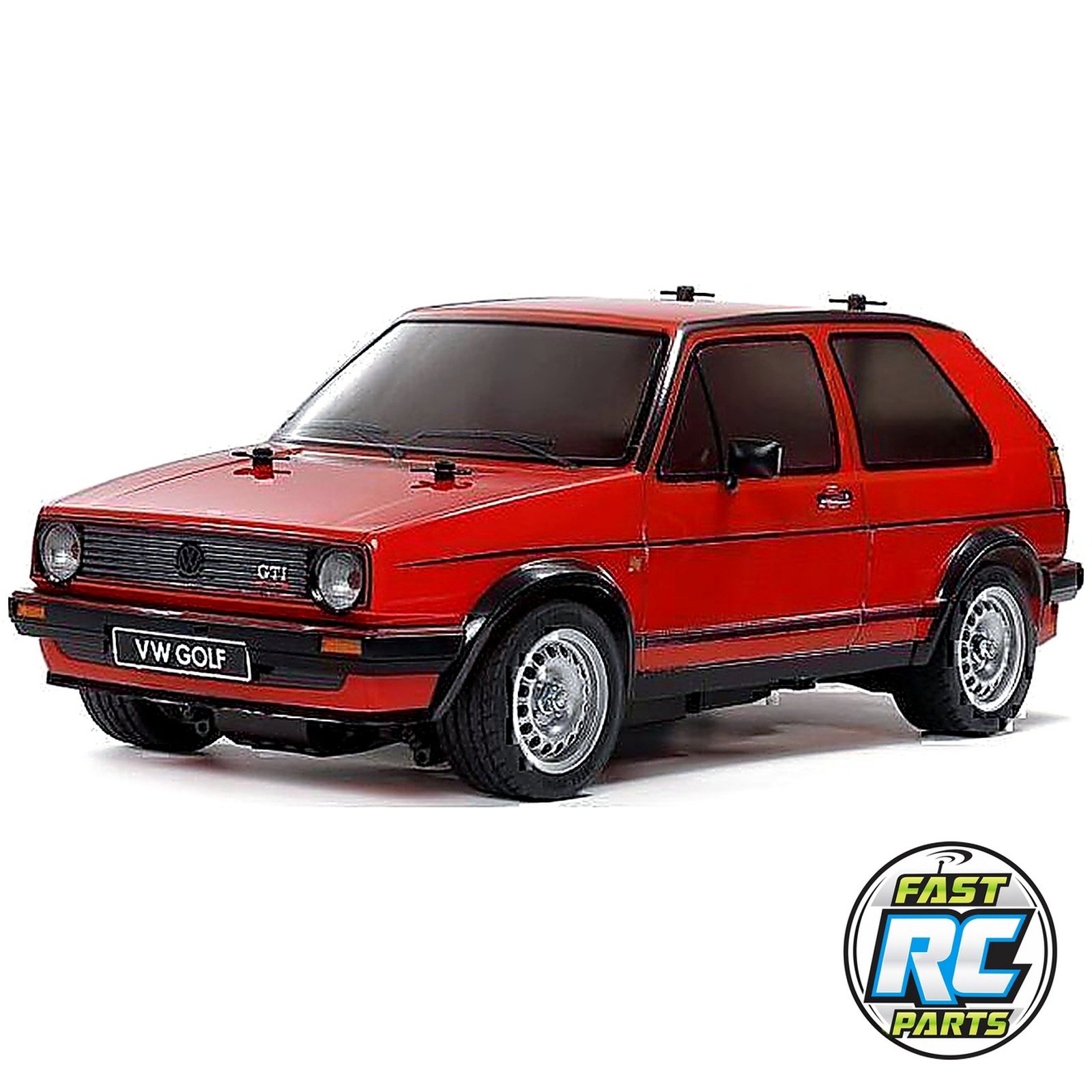 1/10 R/C Volkswagen Golf Ii Gti 16v Red Painted Body Mb-01