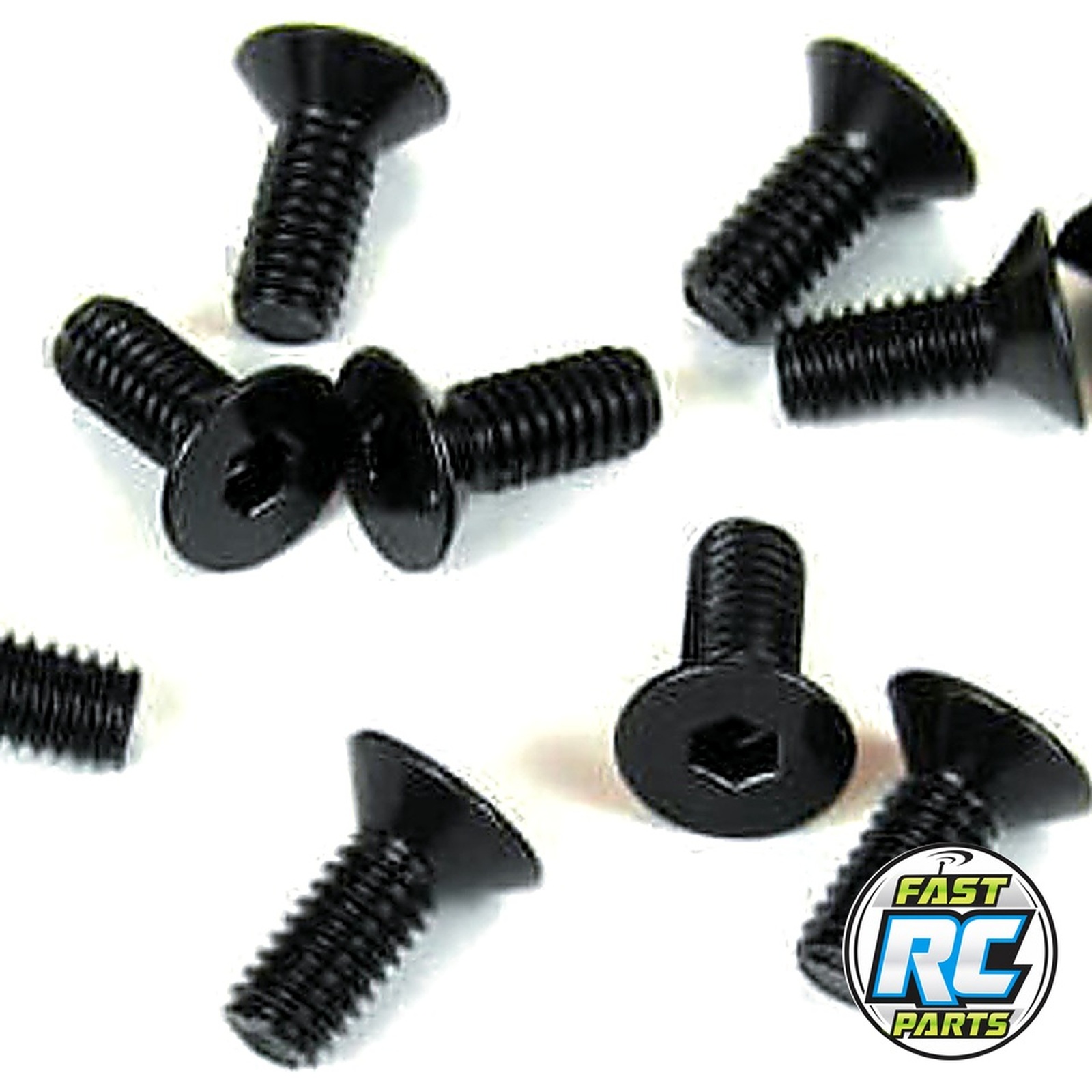 M4x10mm Flat Head Screws (black 10 pieces)