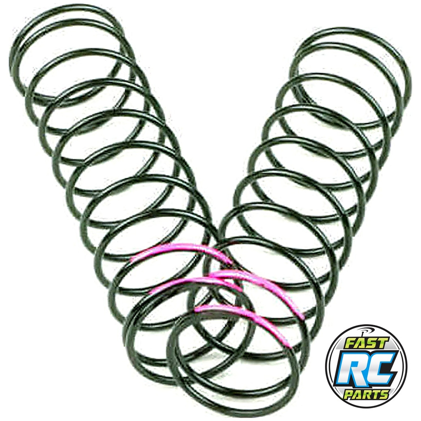 Shock Spring Set (rear 1.5 x 10.5T 3.38lb/in 83mm pink)