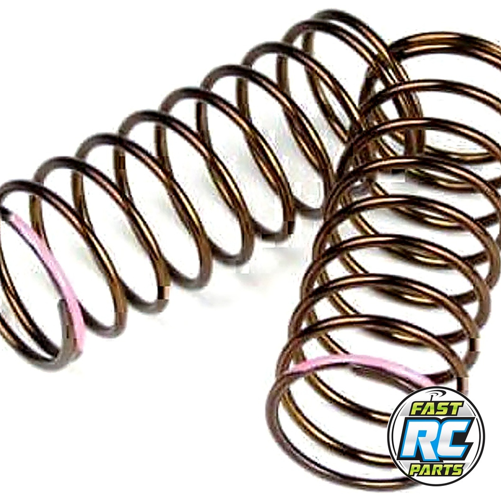Shock Spring Set Front 1.4x10.125 3.61lb/in 50mm Pink