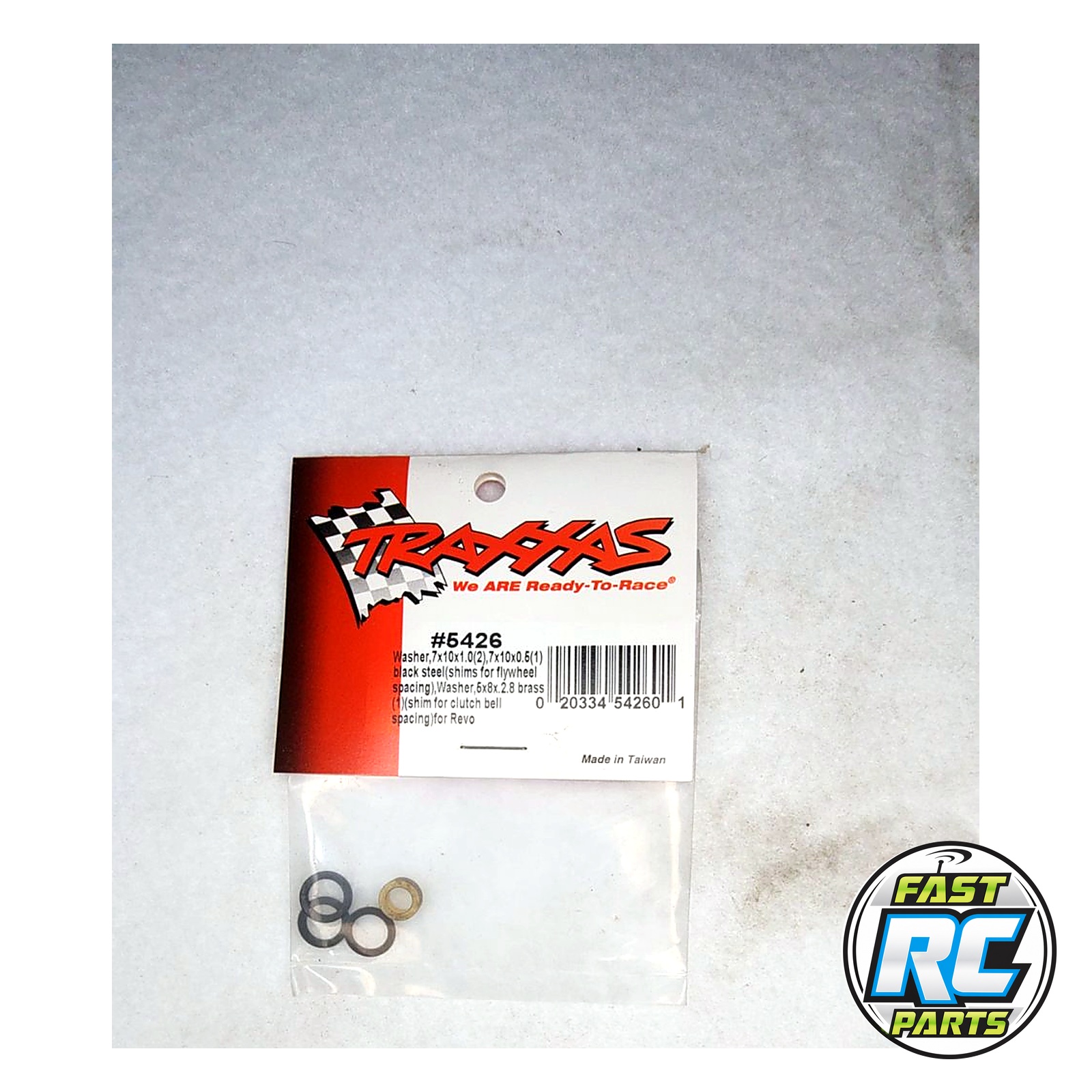 Washer (3) & Shims: Revo Big Block
