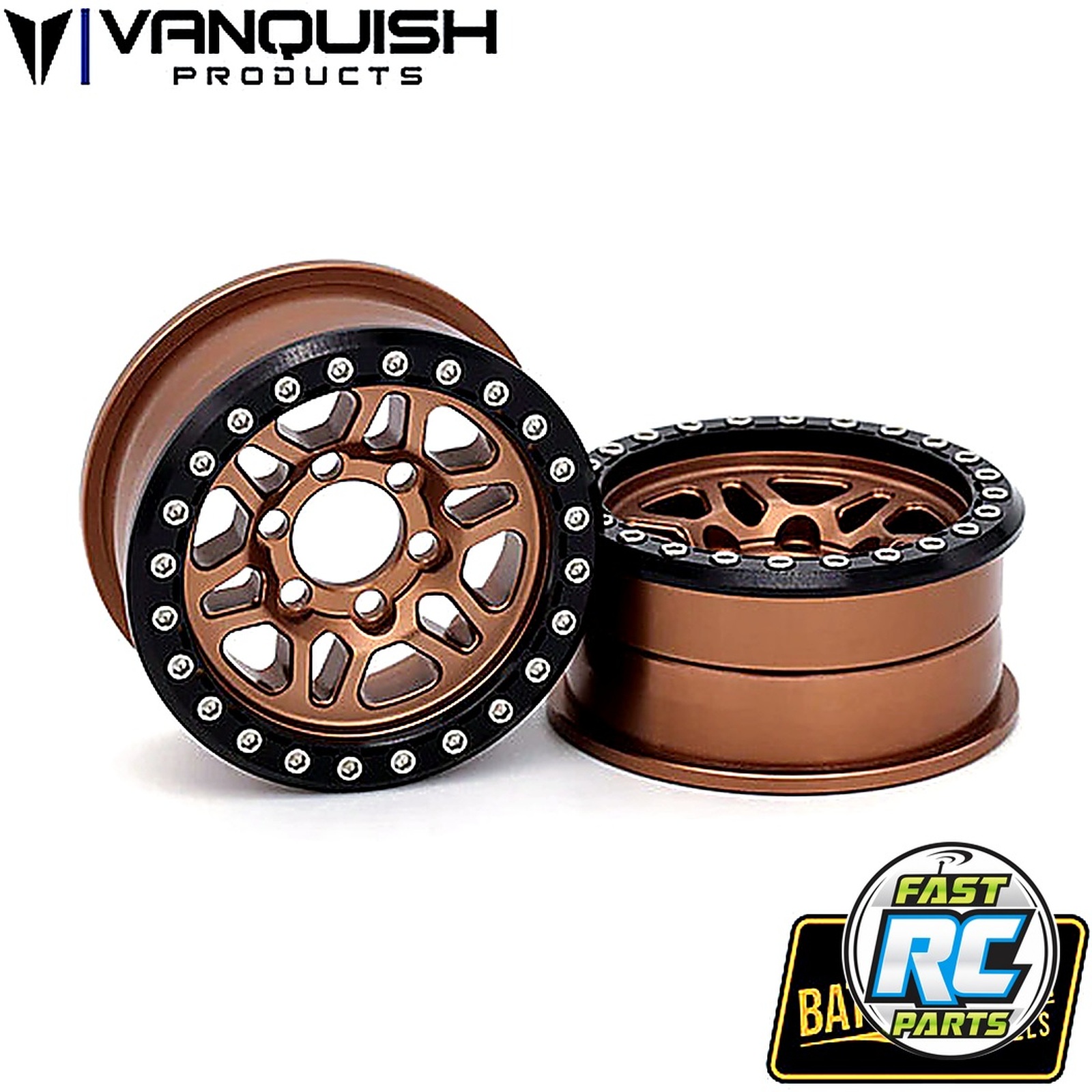 1.9 Aluminum Battle Born Wheels Kilo Beadlock Wheels Bronze