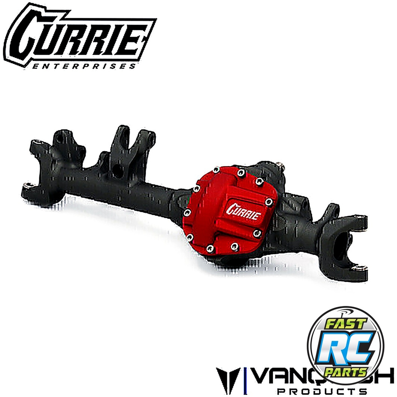 Currie Hd44 Vs4-10 Front Axle Black Anodized